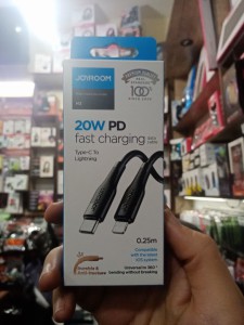 کابل شارژ پاوربانک تایپ سی به لایتینگ (آیفون) JOYROOM مدل M3