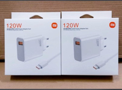 شارژر شیائومی  120W به همراه کابل تایپ سی ( های کپی )