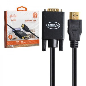 کابل HDMI TO VGA  کایزر مدل K-626 طول 1.8 متر