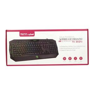 کیبورد سیم دار گیمینگ تسکو مدل TK 8124