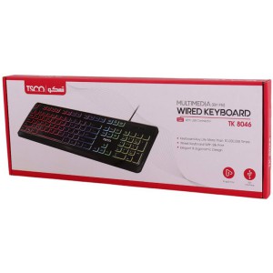 کیبورد سیم دار گیمینگ تسکو مدل TK 8046