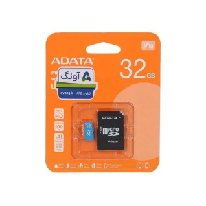 رم میکرو موبایل 32 گیگ ADATA مدل U1 سرعت 80MB
